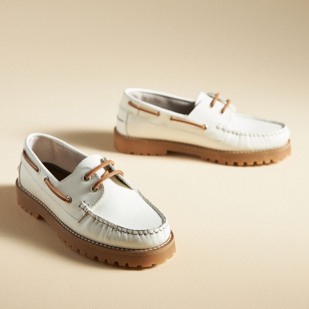 By Anthropologie Lug Boat Shoes
